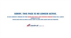 Desktop Screenshot of carnivalagentrewards.com